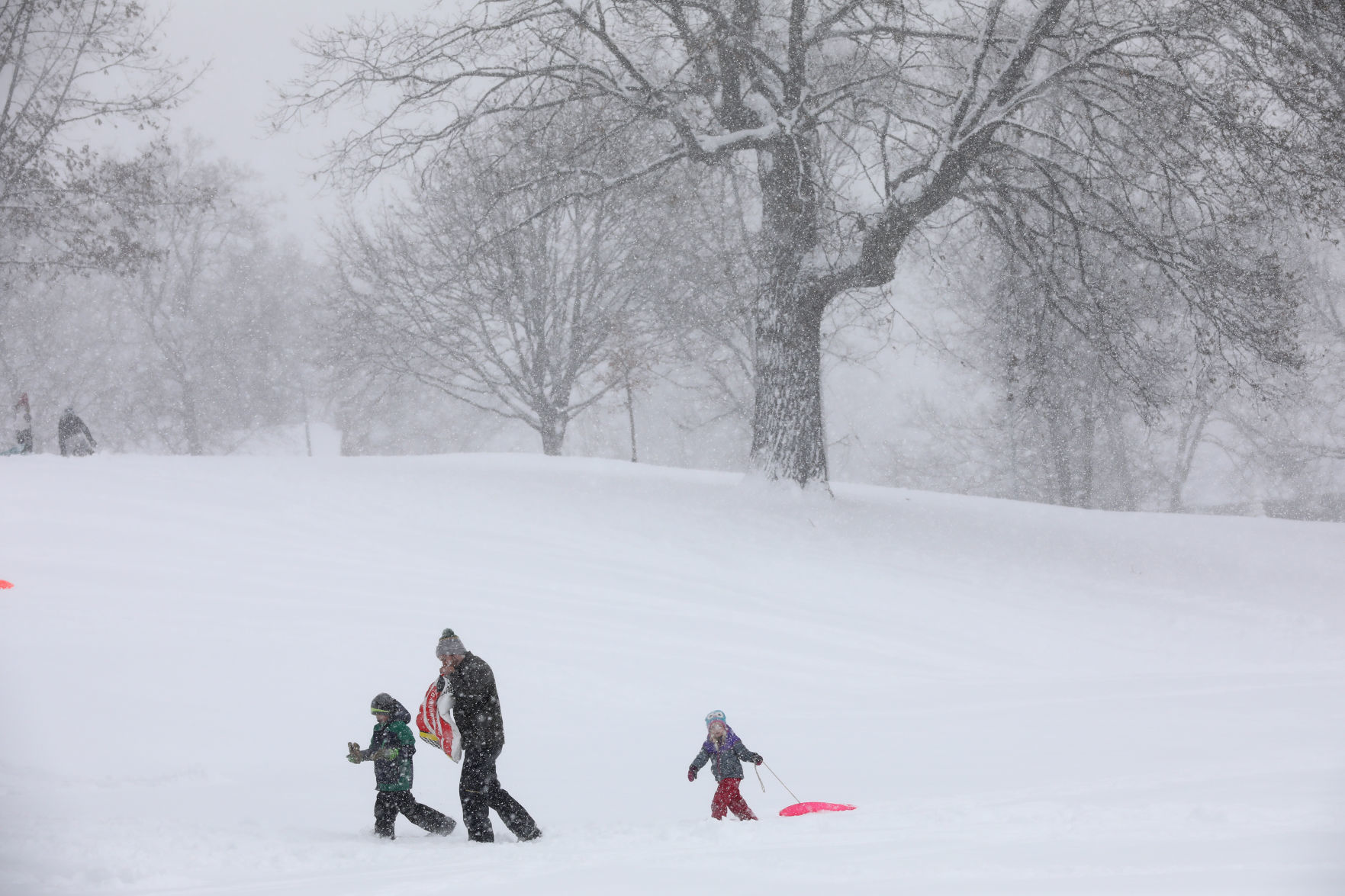 Winter storm hits Madison area